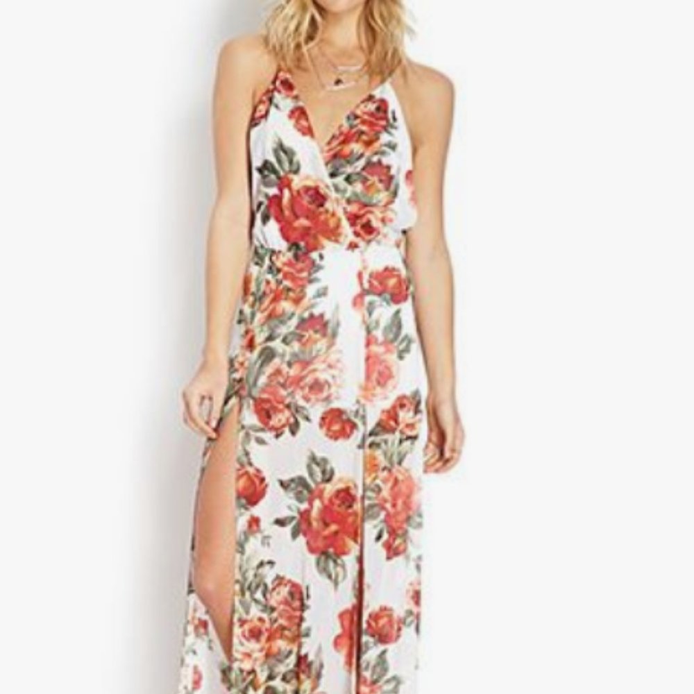 Sheer Floral Swimsuit Cover